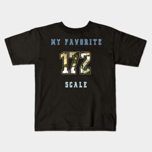 Scale model 172 camo Kids T-Shirt